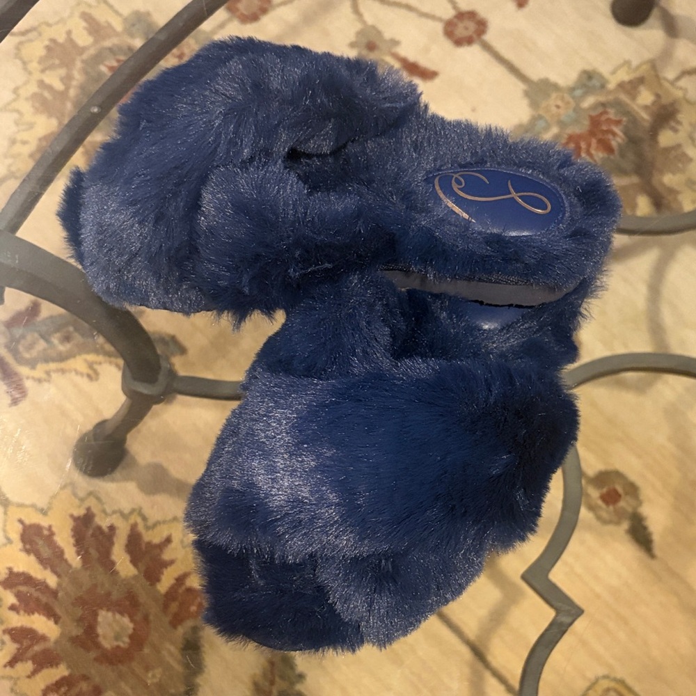 Sam Edelman “Jeane” Faux Fur Slippers